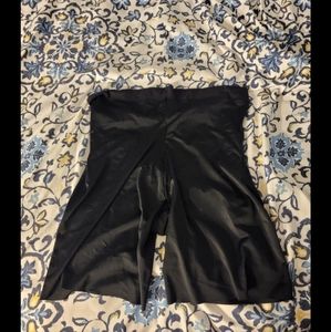 2xl spanx shorts (2 total, black and beige)